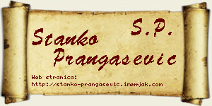 Stanko Prangašević vizit kartica